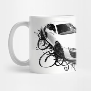 Audi R8 in swirls Mug